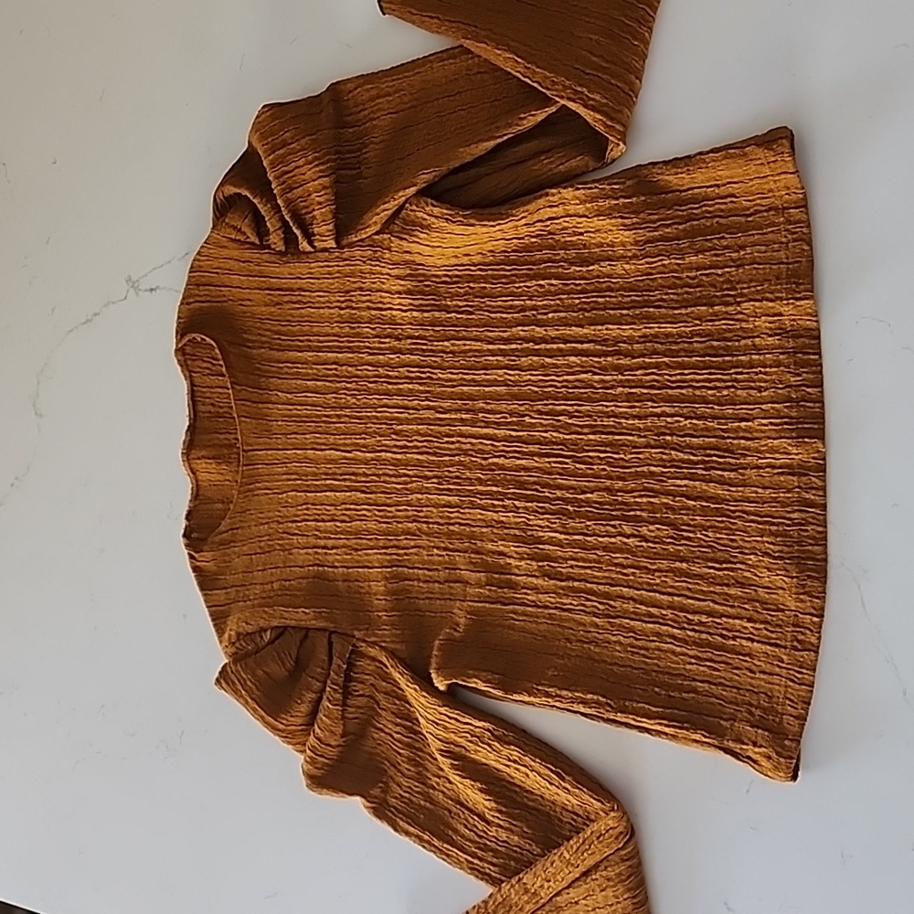 PRICE DROP-Free People Women's size Small - Puff Sleeve Shirt